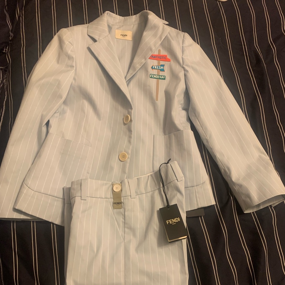 Fendi boy blazer with matching pants